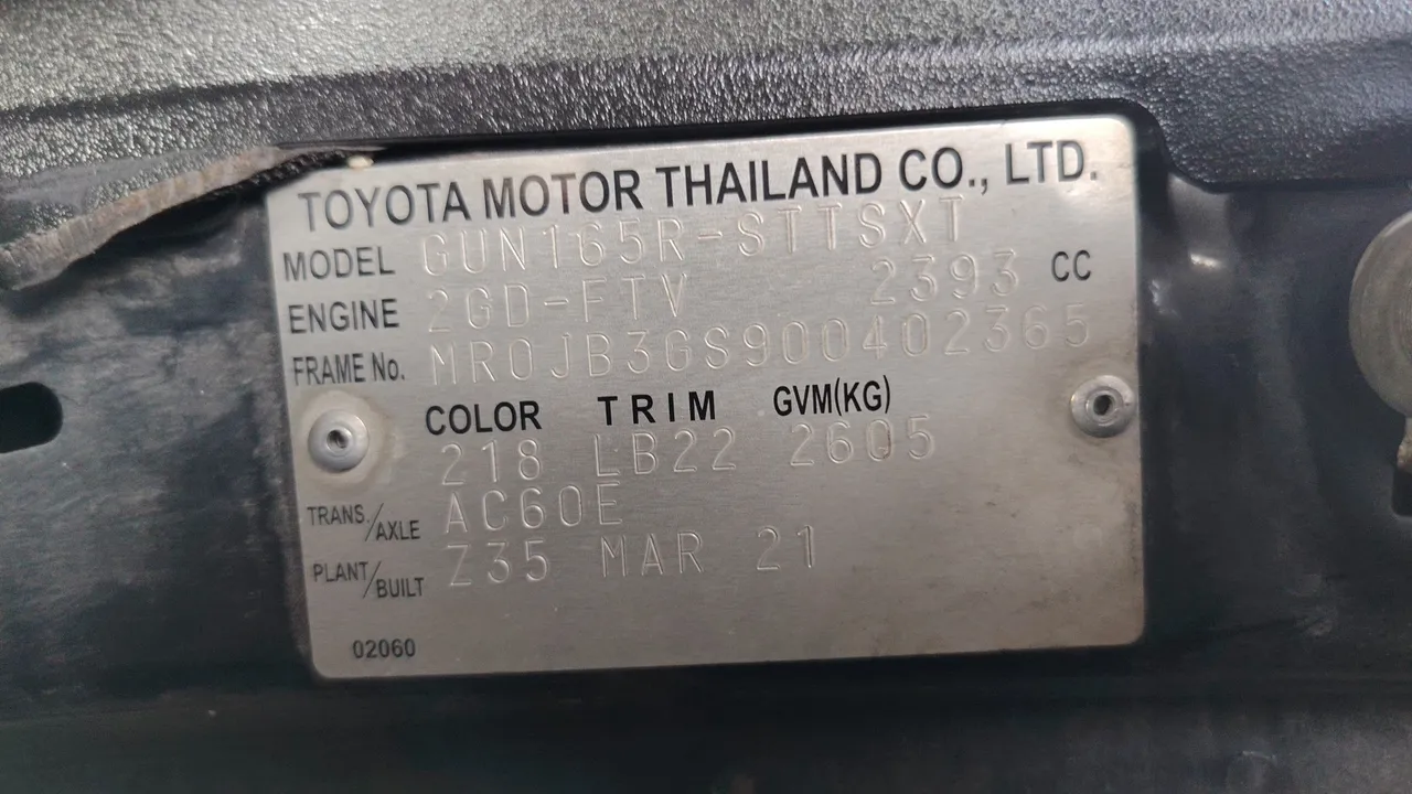 2021 Toyota Fortuner – Exterior