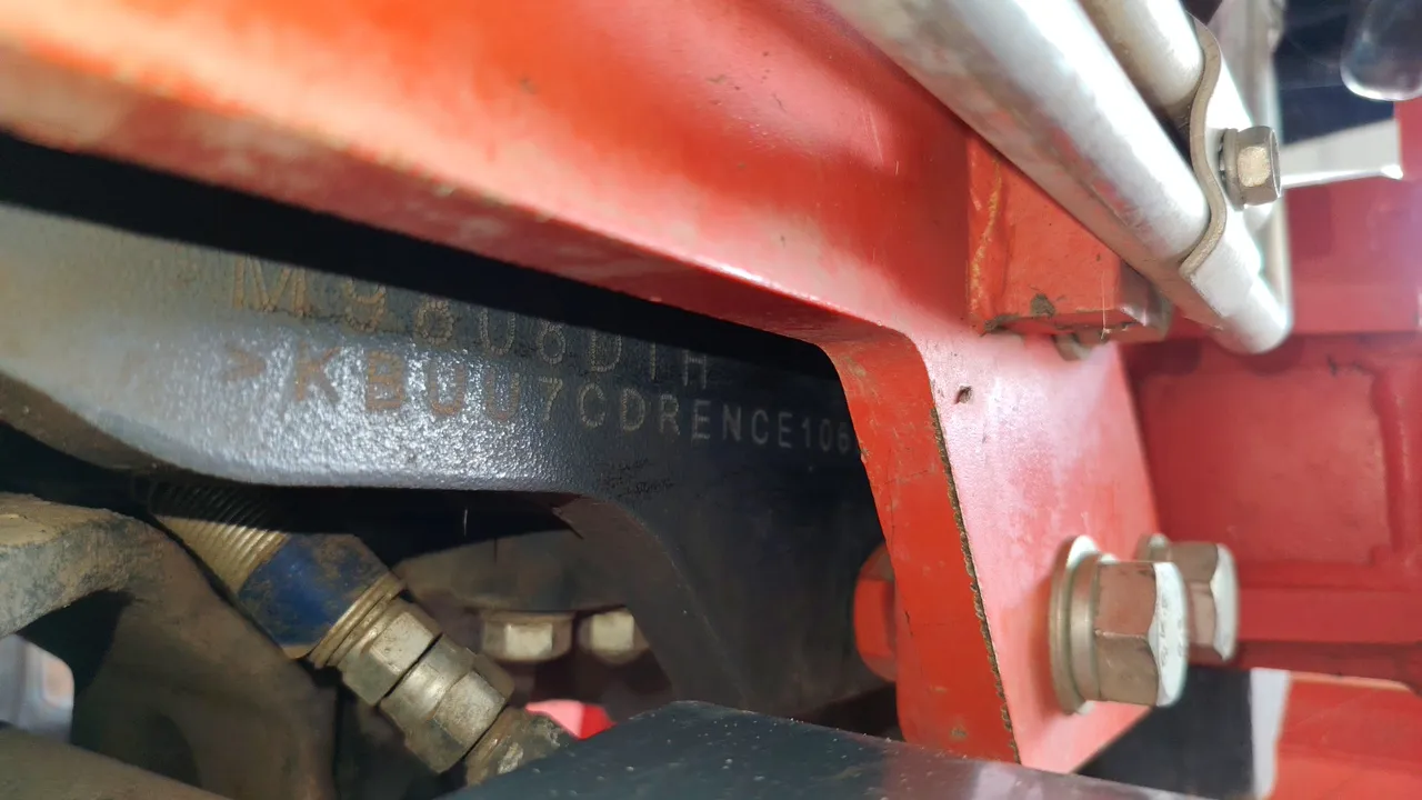 2023 Kubota M9808 – Chassis number