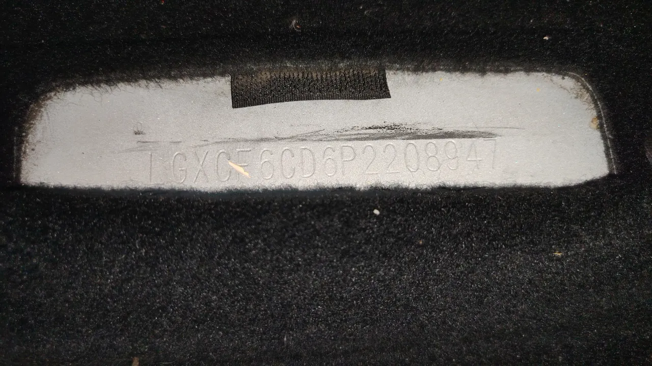 2023 BYD Seal – Chassis number