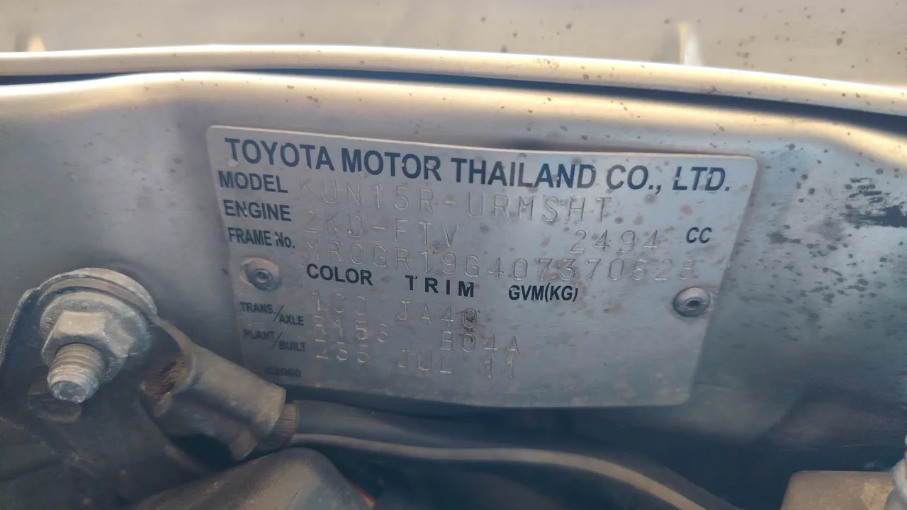 2011 Toyota Hilux Vigo – Exterior