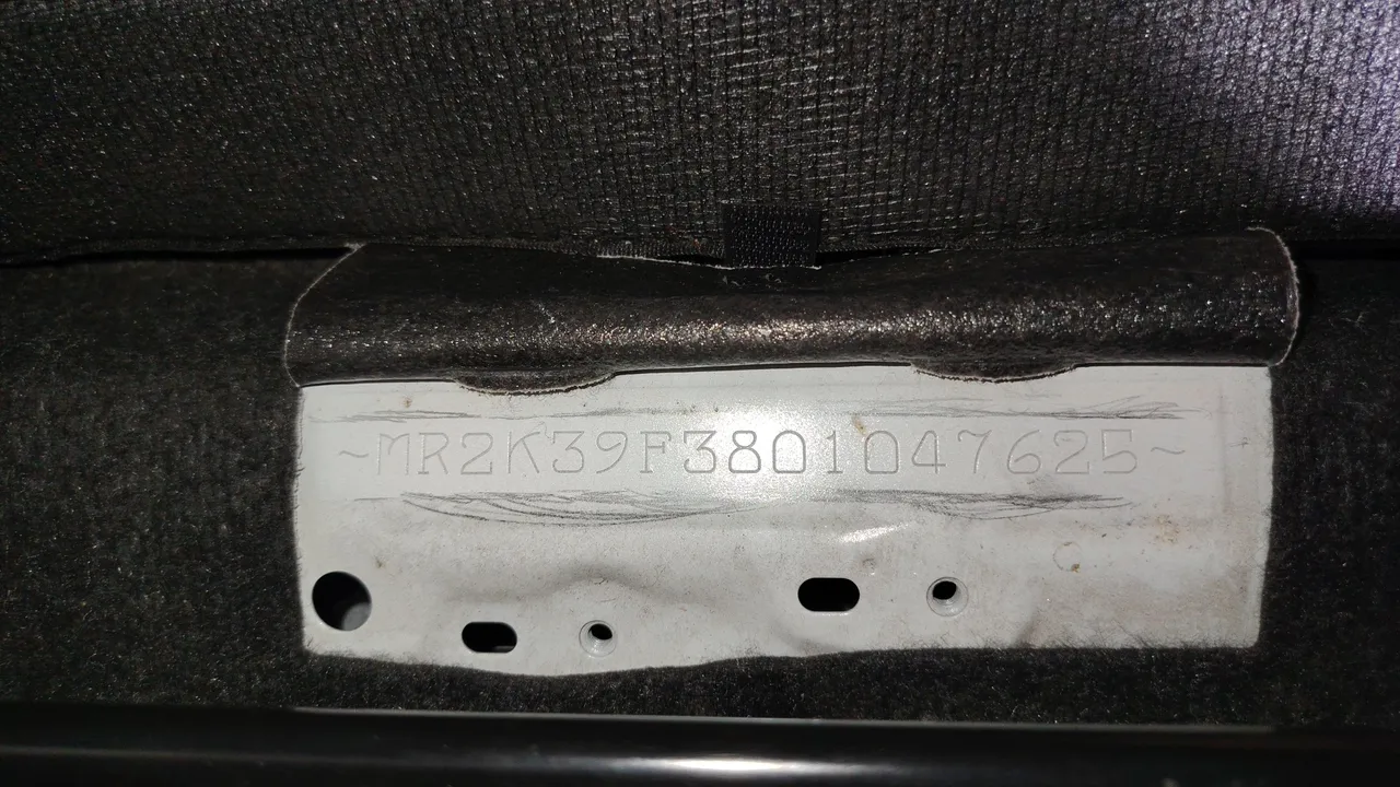 2014 Toyota Yaris – Chassis number