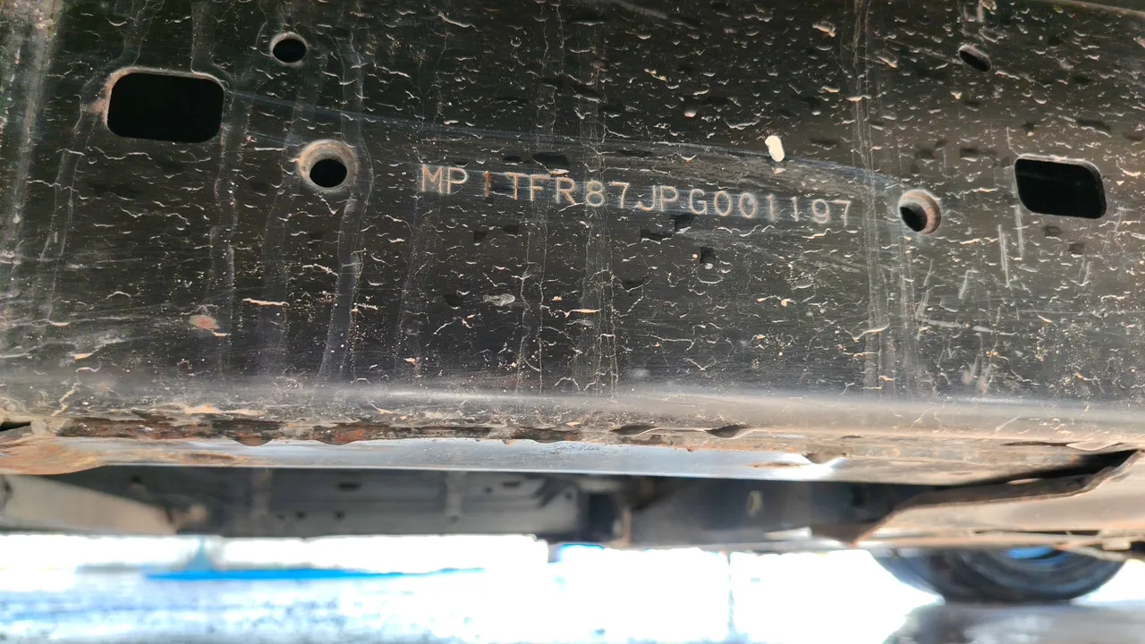 2022 Isuzu D-Max – Chassis number
