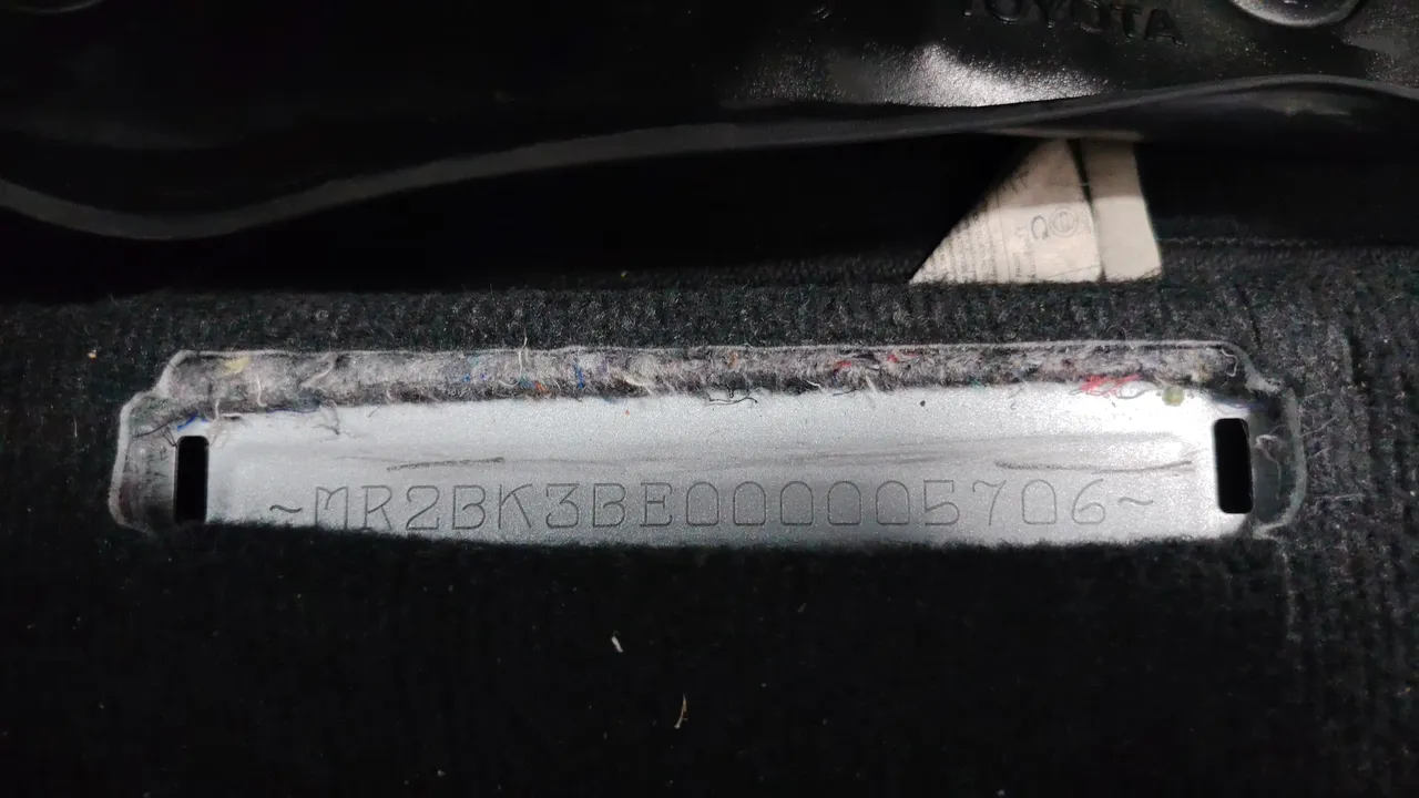 2019 Toyota Corolla Altis – Chassis number