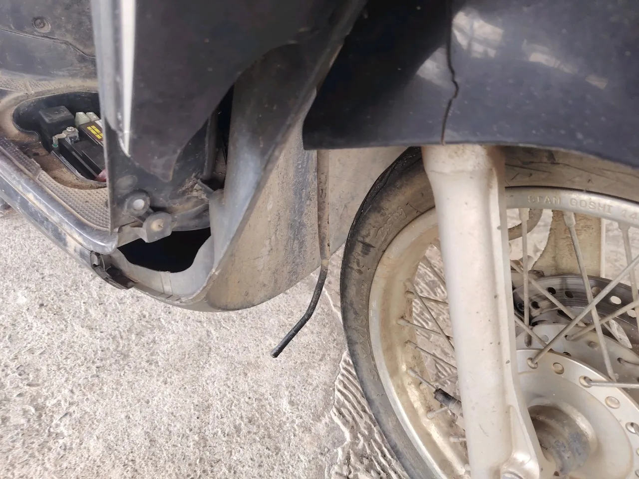 2014 Honda Scoopy – Damage
