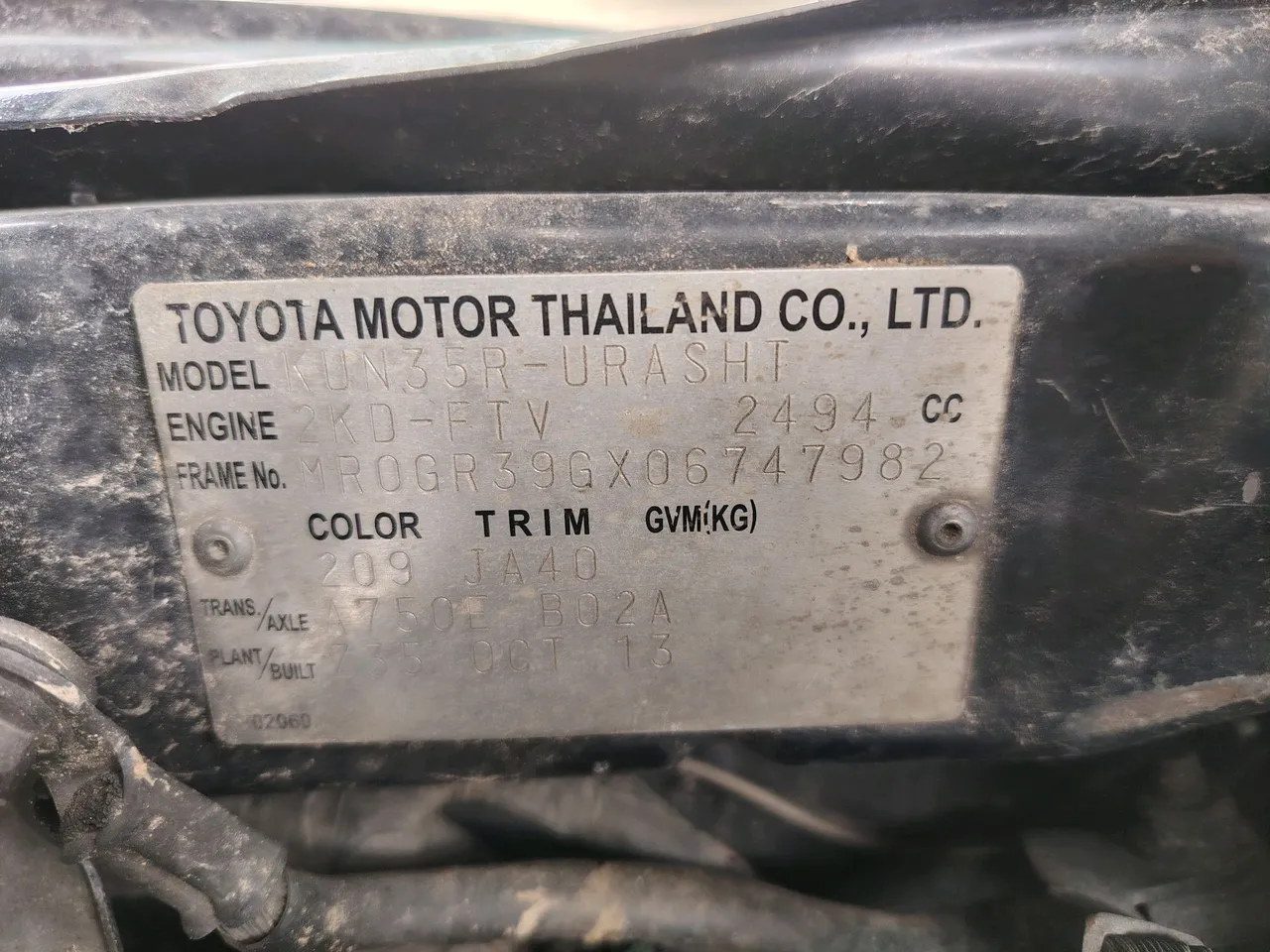 2013 Toyota Hilux Vigo – Exterior