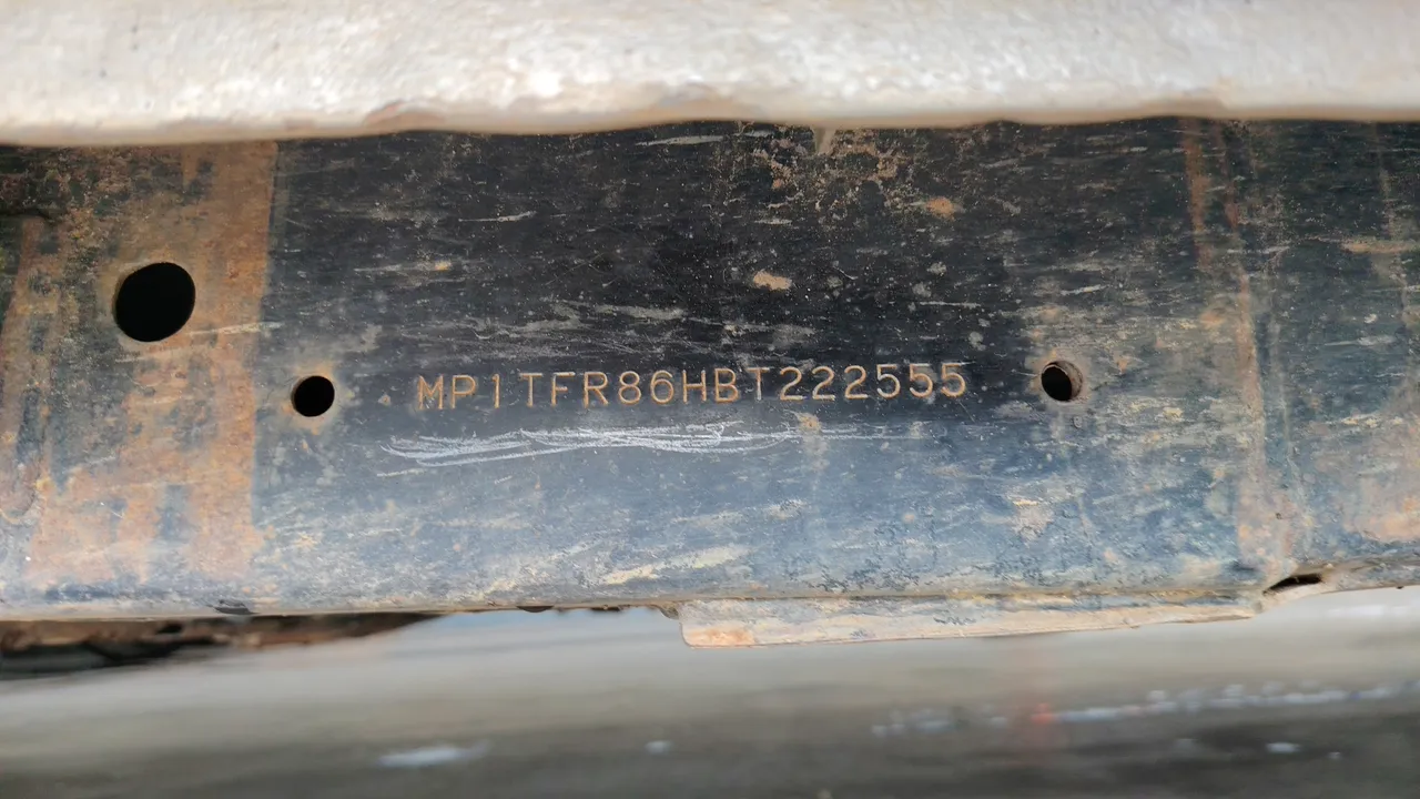 2011 Isuzu D-Max – Chassis number