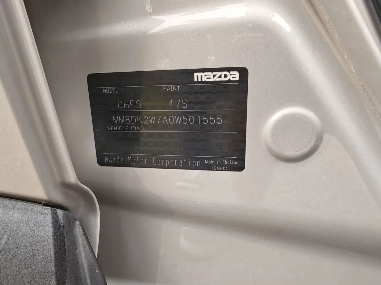 2022 Mazda CX-3 – License plate