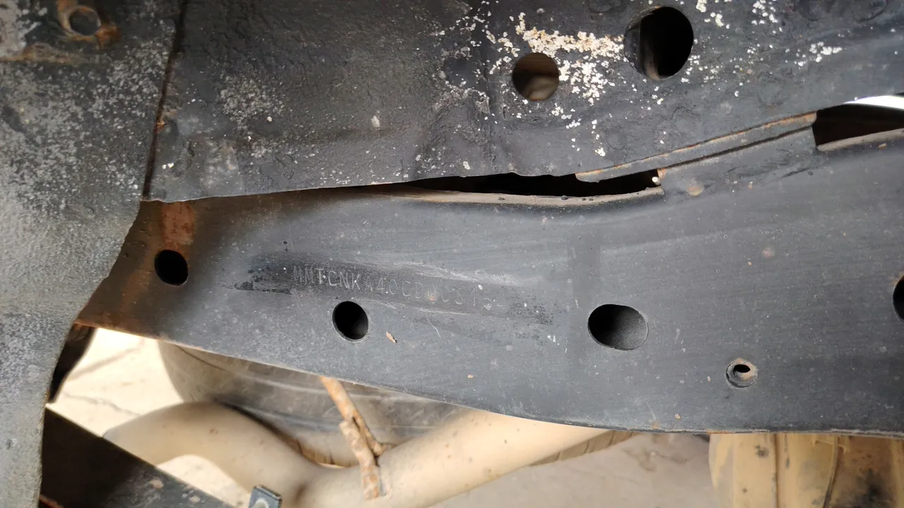2011 Mitsubishi Triton – Chassis number