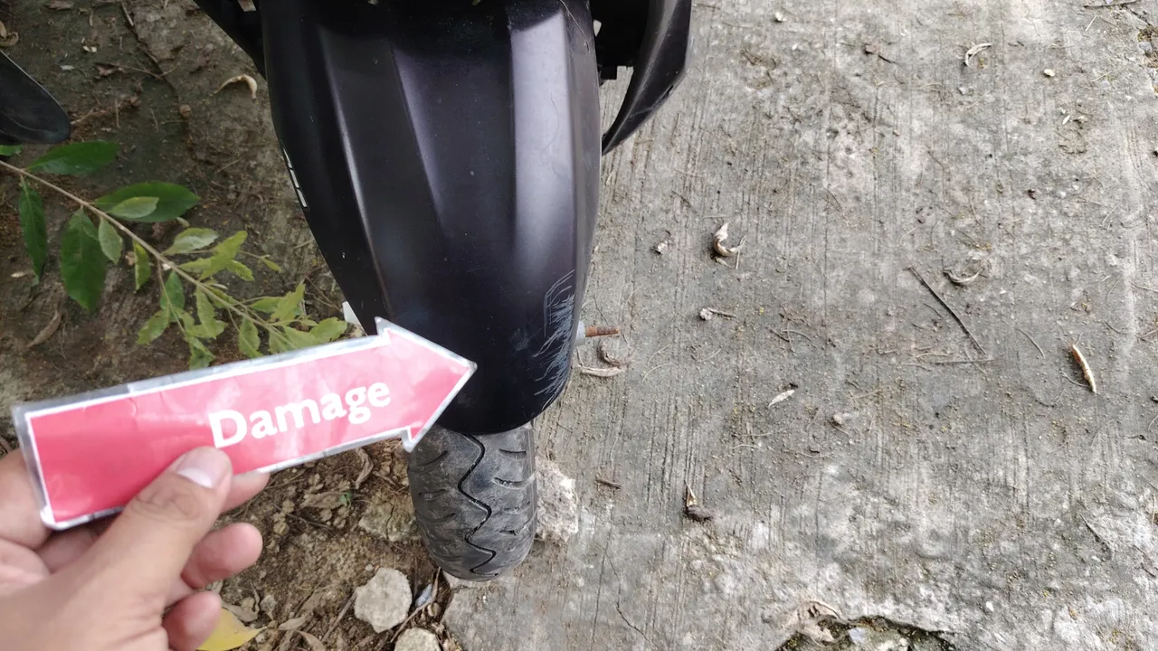 2025 Yamaha Grand Filano – Damage