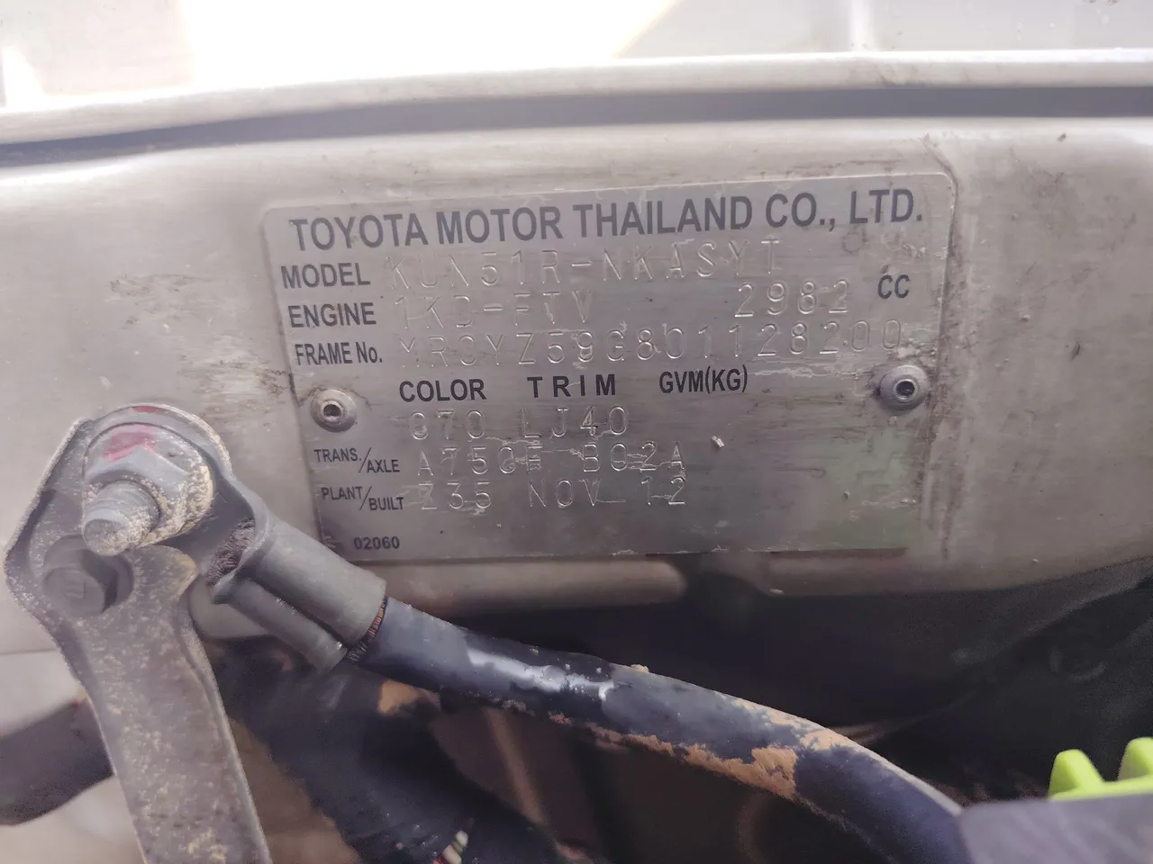 2012 Toyota Fortuner – Exterior