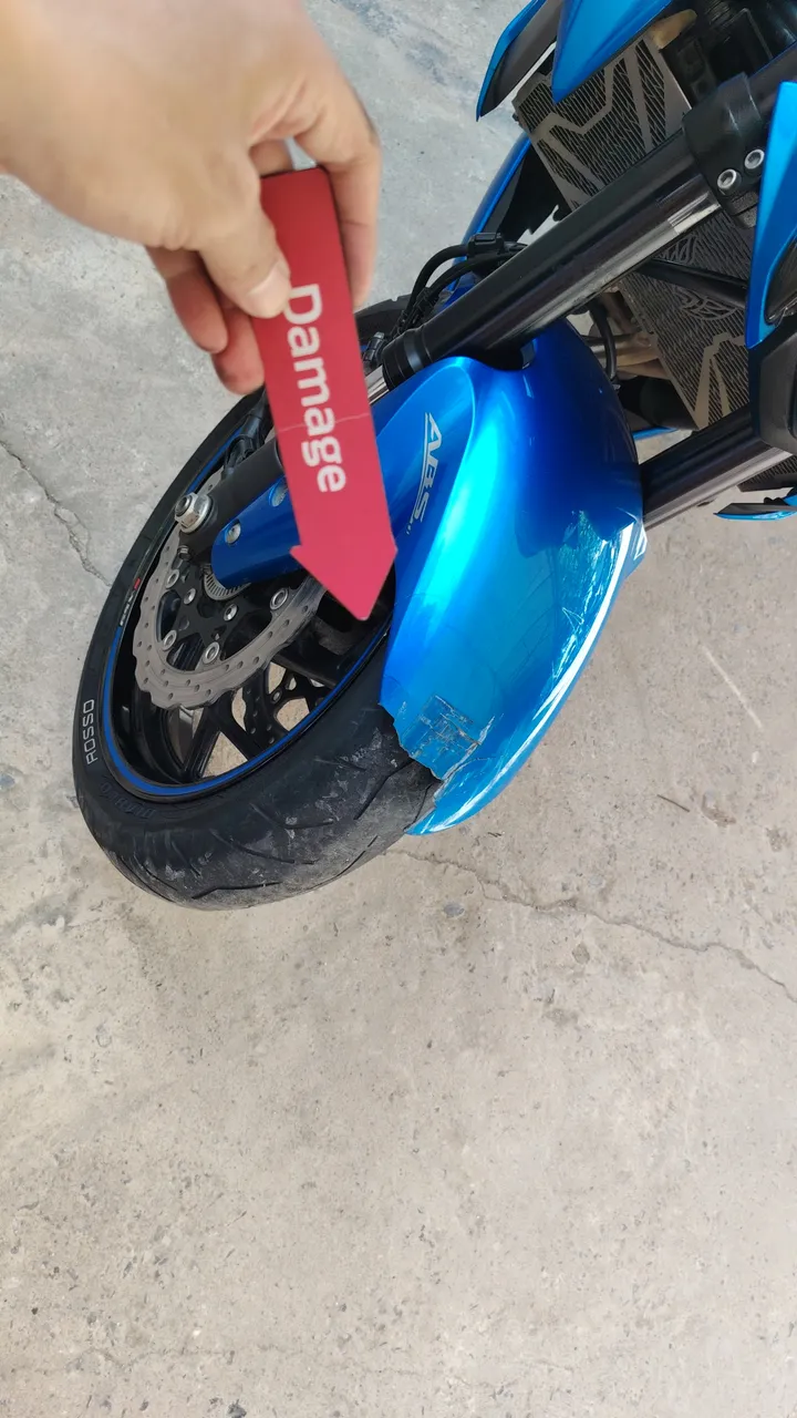 2019 Suzuki GSX-S750 – Damage