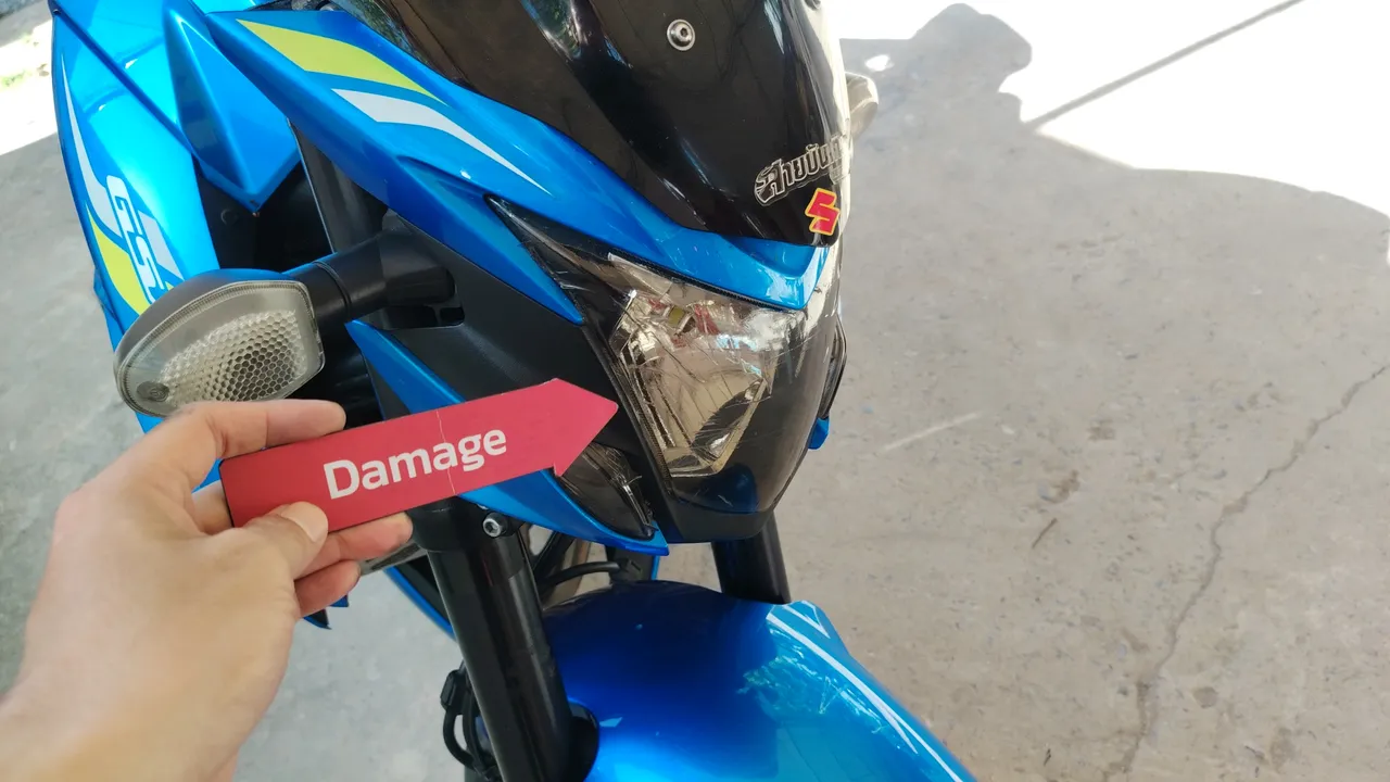 2019 Suzuki GSX-S750 – Damage