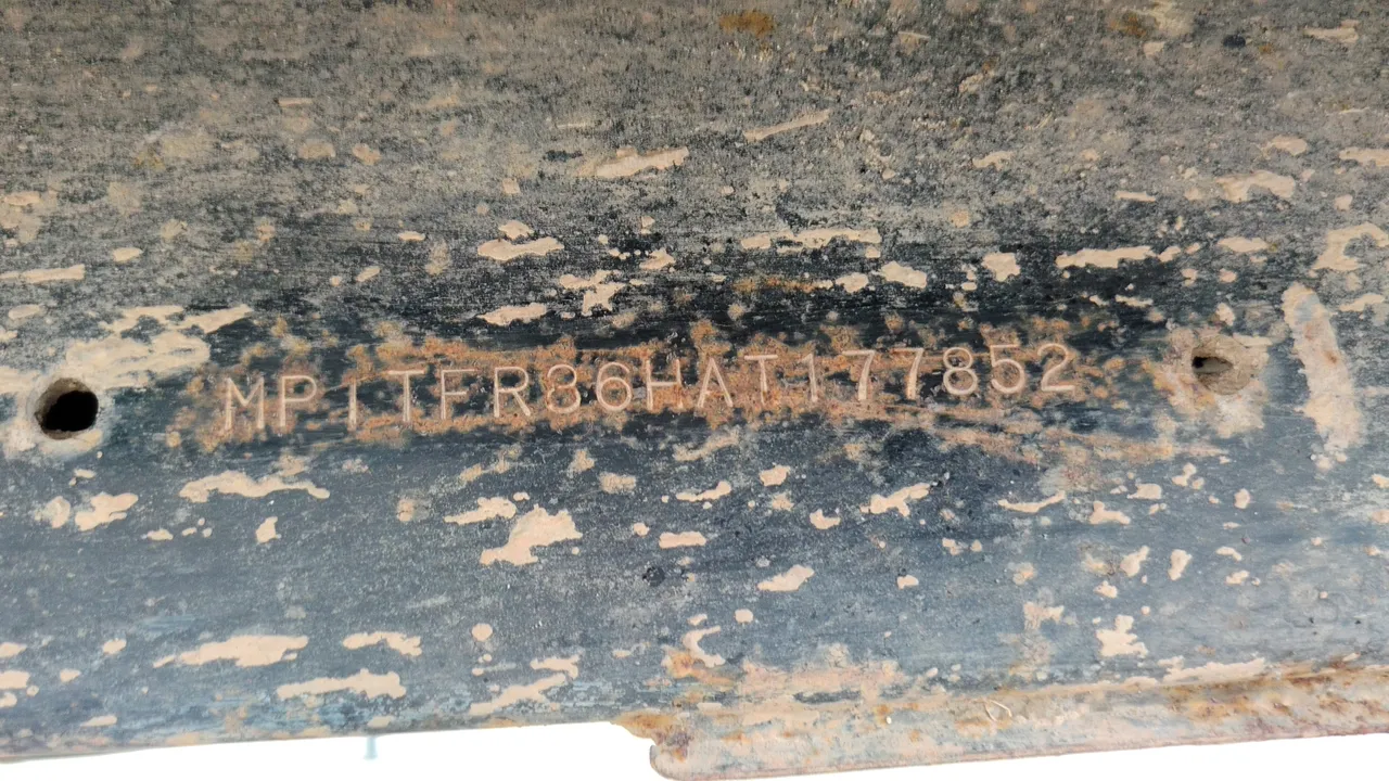2010 Isuzu D-Max – Chassis number
