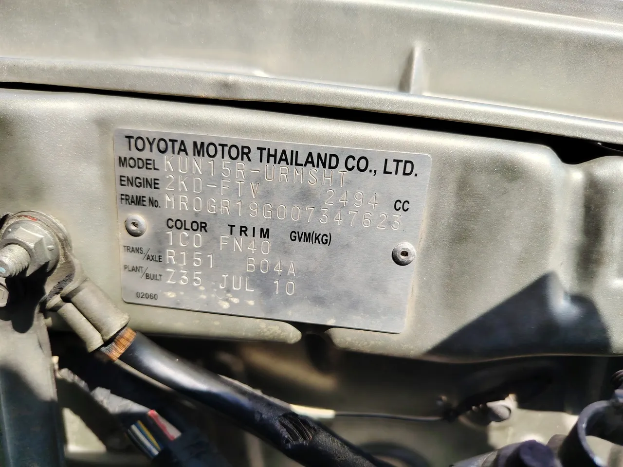 2010 Toyota Hilux Vigo – Exterior